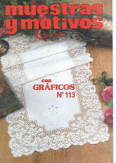 Muestras y motivos a ganchillo con graficos numero 113